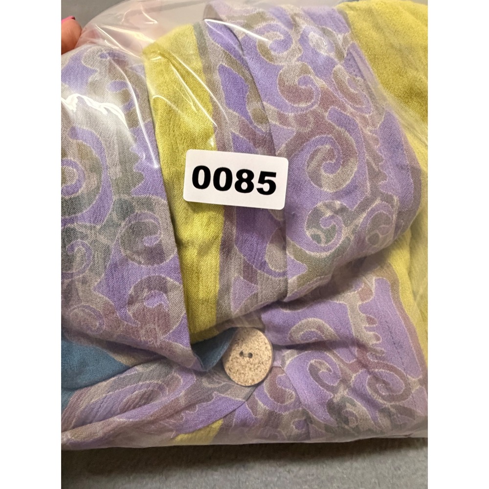 Soft Surroundings Patchwork Tunic Yellow Blue Pur… - image 9